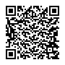 Kod QR dla numeru telefonu +13044357754