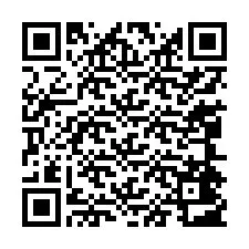 Código QR para número de teléfono +13044403906