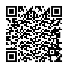 Código QR para número de telefone +13048054656