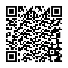 Código QR para número de teléfono +13049086004