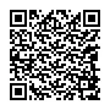 QR-code voor telefoonnummer +13049827648