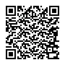 QR-code voor telefoonnummer +13086330346