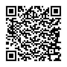 Código QR para número de telefone +13086334396