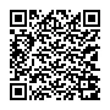 QR код за телефонен номер +13102001870