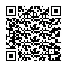 QR код за телефонен номер +13102001902