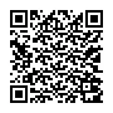 QR-koodi puhelinnumerolle +13102001929