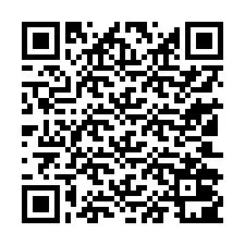 QR Code สำหรับหมายเลขโทรศัพท์ +13102001986