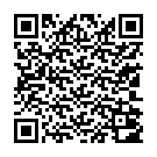 QR-koodi puhelinnumerolle +13102002006