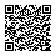 QR код за телефонен номер +13102002010