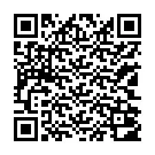 QR код за телефонен номер +13102002021