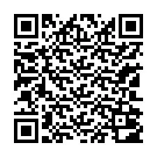 QR-code voor telefoonnummer +13102002055