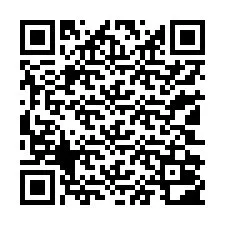 QR-code voor telefoonnummer +13102002060