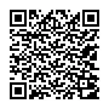 QR-koodi puhelinnumerolle +13102002077