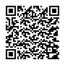 Código QR para número de teléfono +13102002084