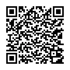 QR-code voor telefoonnummer +13102002096