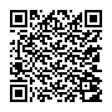 Kode QR untuk nomor Telepon +13102002386