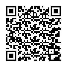 QR-code voor telefoonnummer +13102002554