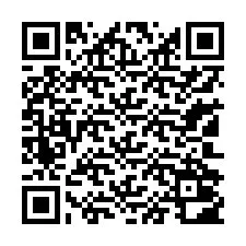 QR-code voor telefoonnummer +13102002645