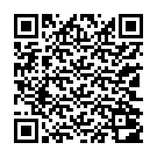 Código QR para número de teléfono +13102002664