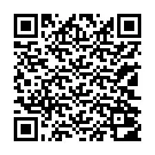 QR код за телефонен номер +13102002671