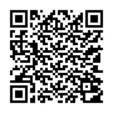 QR код за телефонен номер +13102002684