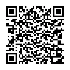 QR-code voor telefoonnummer +13102002802