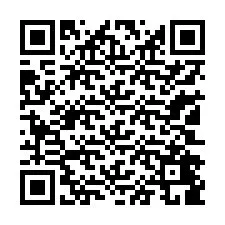 Código QR para número de teléfono +13102489965