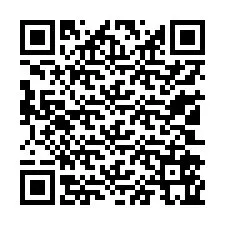 QR kód a telefonszámhoz +13102565863