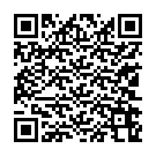 QR kód a telefonszámhoz +13102668472