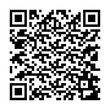 Código QR para número de teléfono +13102683572