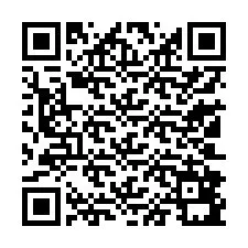 QR-code voor telefoonnummer +13102891496