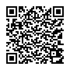 Código QR para número de teléfono +13103412644