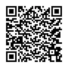 QR-code voor telefoonnummer +13103868579