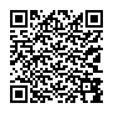 QR код за телефонен номер +13103884430