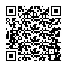 QR-code voor telefoonnummer +13104942476