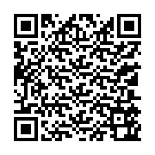 Código QR para número de telefone +13105562458