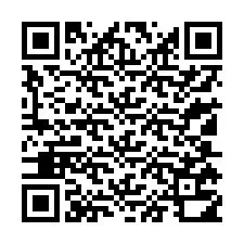 QR-koodi puhelinnumerolle +13105710190