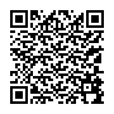 QR-koodi puhelinnumerolle +13105894510