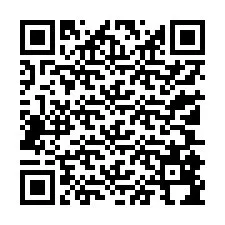 Código QR para número de teléfono +13105894528