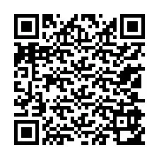 Código QR para número de telefone +13105952897