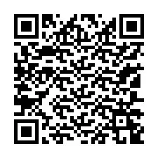 Codice QR per il numero di telefono +13107249615