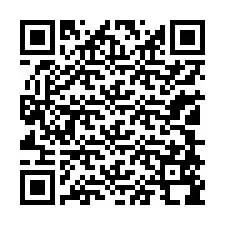 QR-Code für Telefonnummer +13108598125