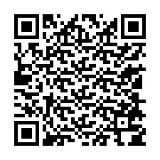 Código QR para número de teléfono +13108704996