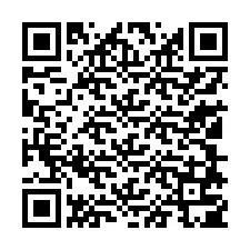 Kode QR untuk nomor Telepon +13108705026