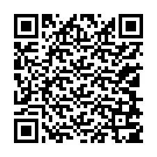 Código QR para número de teléfono +13108705039