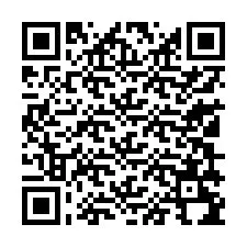 QR-code voor telefoonnummer +13109294576