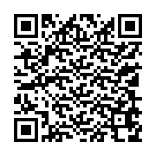 Código QR para número de telefone +13109678168