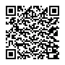 QR-код для номера телефона +13122000033