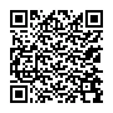 Código QR para número de teléfono +13125698387