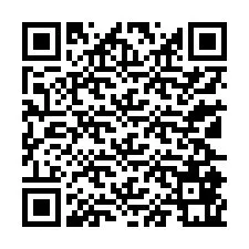 Código QR para número de teléfono +13125861574